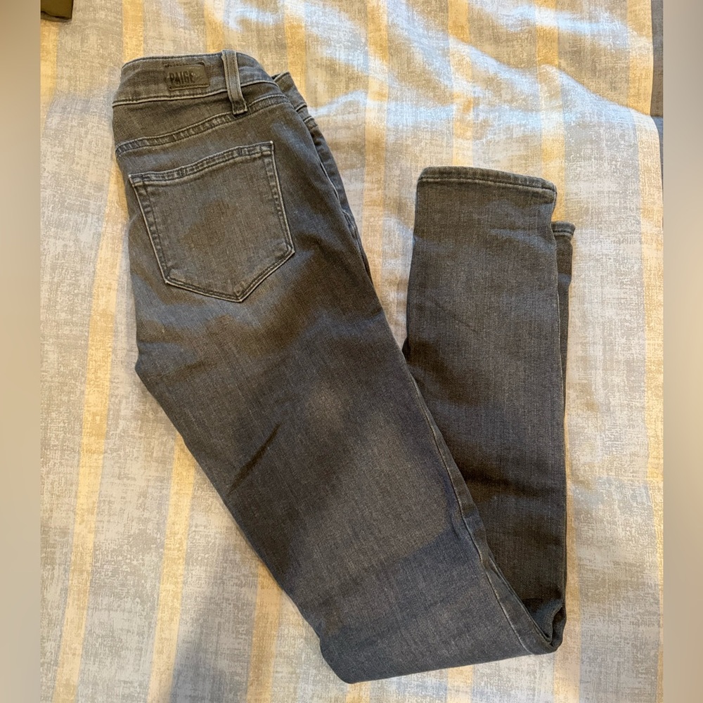 Paige dark faded grey jeans size 25 great condition
